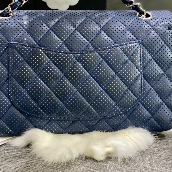 Chanel Perforated Double Flap Medium Bag - Picture 6 of 11